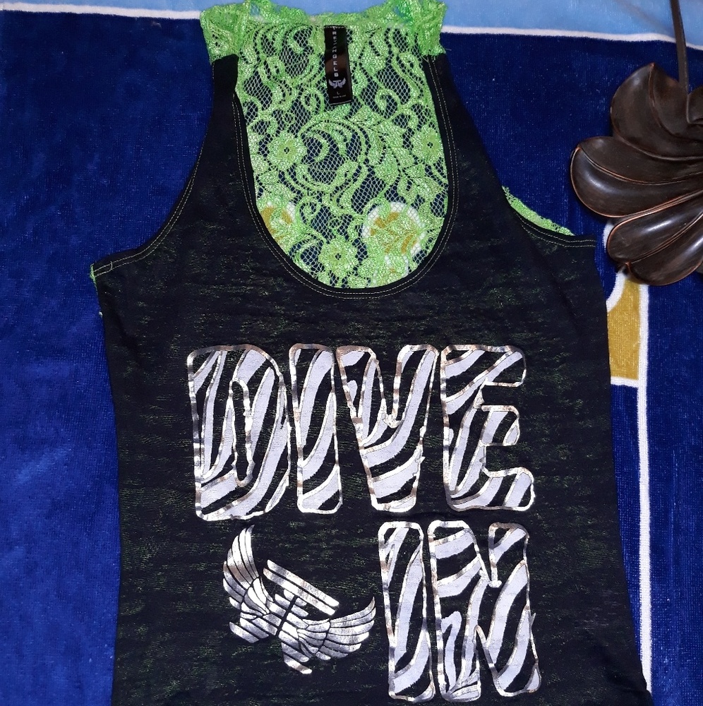 Womens lace tank